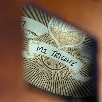 2022 National M1 Tricone Cutaway Resonator Reso Phonic guitar image 12