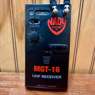 Nady MGT-16A Angled Plug Miniature 16-Channel UHF Wireless Instrument System 2010s - Black Bild 1