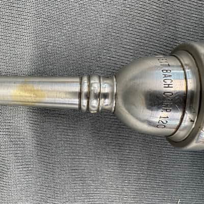 Vintage Vincent Bach Corp 12C Trombone Mouthpiece 1960s - Silver image 3