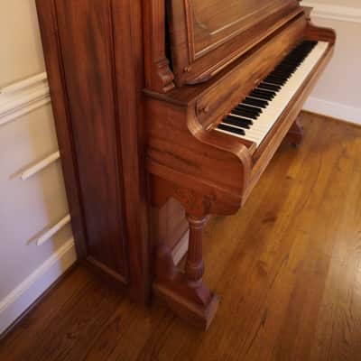 Ellington Upright Grand Player Piano 1903 - Mahogany image 2