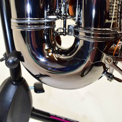 Cannonball A4 Big Bell Stone Series Standard Alto Saxophone, Polished Black Nickel w/ Case image 18