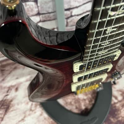 PRS Studio 10-Top - Fire Red Smokeburst imagen 4