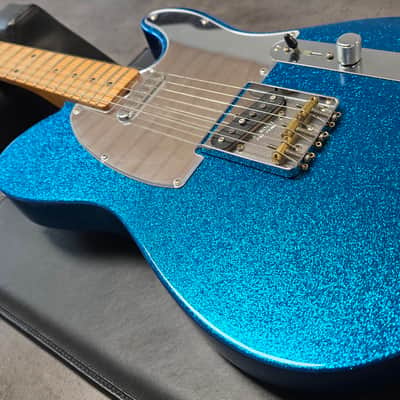 Fender 1958 Telecaster J Mascis BRAND NEW Artist Signature Custom Pickups Mirror Pick Guard Aged Road Worn Relic Neck 50s Vintage Reissue Tele Guitar - Bottle Rocket Blue Flake Metallic image 3