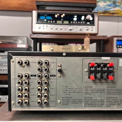 Vintage Teac A-919 DC 110 watts per channel Integrated Stereo Amplifier Phase Inverted Drive System image 8