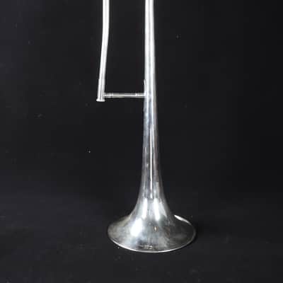 King 606 Student Model Tenor Trombone 2010s - Clear-Lacquered Brass image 8