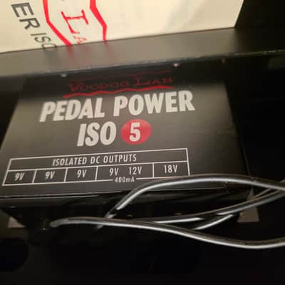 Voodoo Lab Dingbat Small Pedalboard Power Package with Pedal Power ISO-5, Gig Bag 2010s - Black image 3