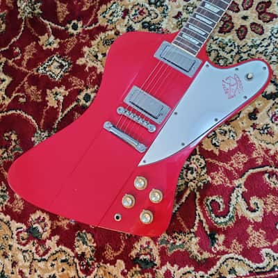*RARE* 1989 Orville by Gibson FB Firebird Ferrari Red with Matching Headstock and Original Softcase, Japan MIJ image 3