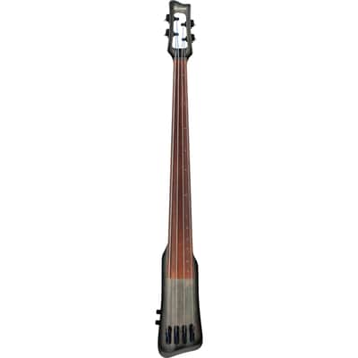 Ibanez UB804 UB Upright 4-String Bass w/ Gig Bag - Black Ice Burst Low Gloss image 1