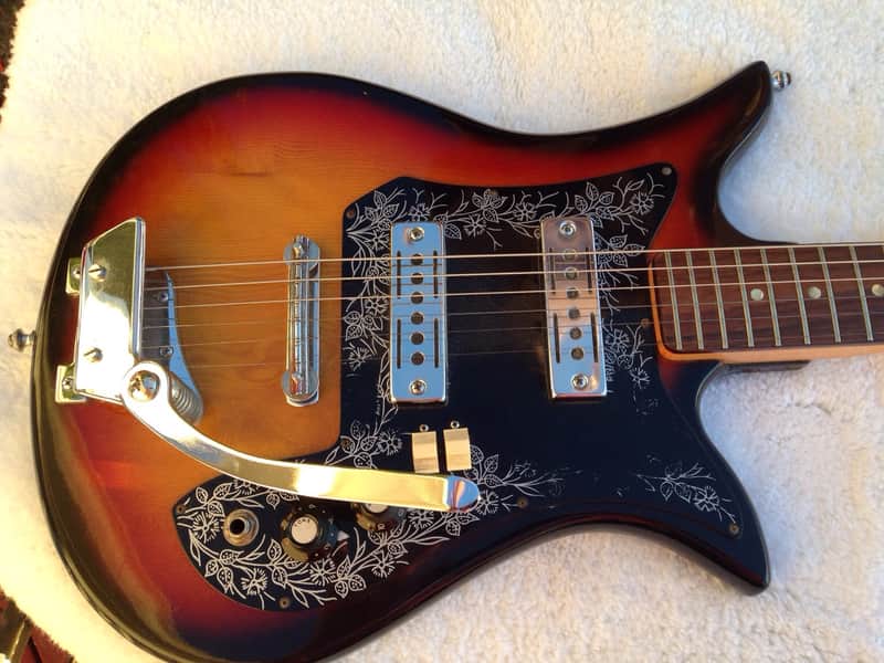 Teisco ET-200 (Tulip) 1960's Sunburst image 1