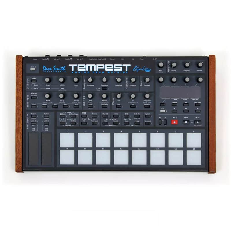 Dave Smith Instruments Tempest 6-Voice Drum Machine 2011 - 2018 - Black with Wood Sides image 1