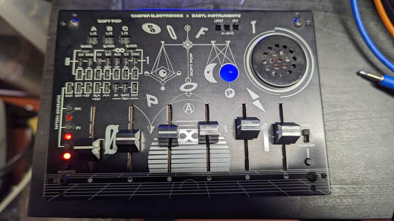 BASTL Instruments softPop Semi-Modular Light & Sound Synthesizer 2013 - 2020 - Black image 1