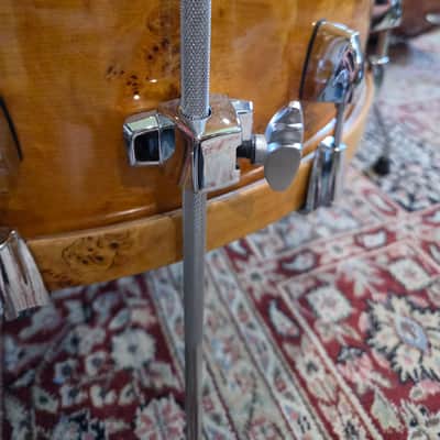 Yamaha Stage Custom/Beech Custom 4 Piece Shell Pack 14x12, 18x16, 20x18, 24x15 - Mapa Burl Veneer (C013-85) image 9