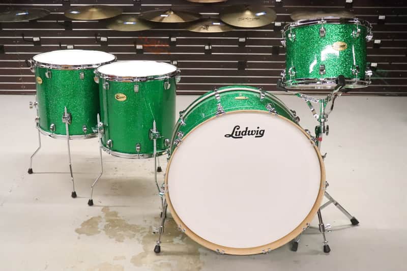 Ludwig Centennial 4pc Drum Kit Set All Maple Shells 14/16/18/26" image 1