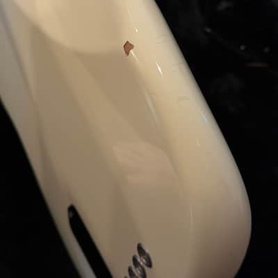 Fender American Deluxe Precision Bass with Rosewood Fretboard 2011 - 2015 - Olympic White image 8