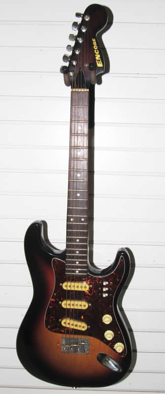 60's TEISCO ENCORE 3 PICKUP ELECTRIC STRAT STYLE 3 SWITCH GUITAR MADE IN JAPAN image 1