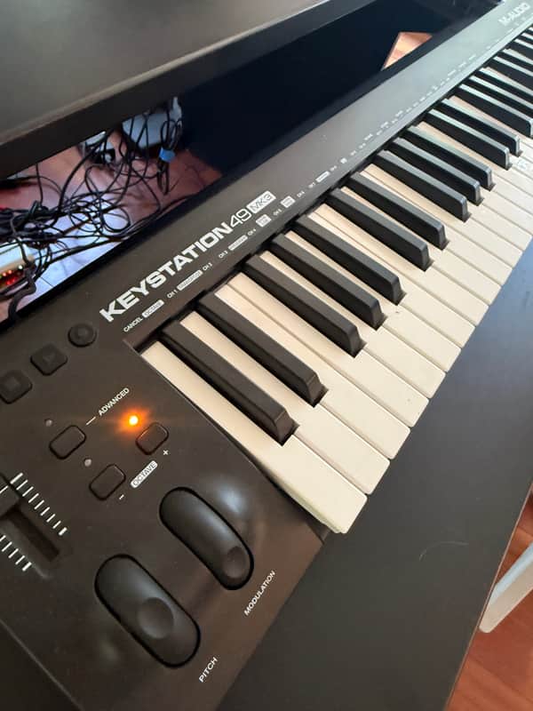 M-Audio Keystation 49 MkIII MIDI Keyboard Controller 2019 - Present - Black image 1