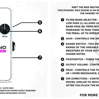 2023 Keeley - Neutrino Envelope Filter V2 Pedal image 5