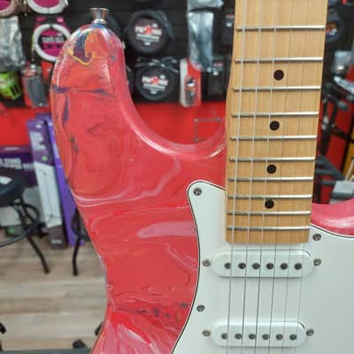 Custom Strat Electric Guitar - Swirl Finish image 7