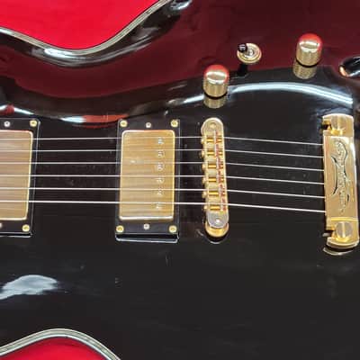 DBZ Imperial Thinline Guitar  Black image 4