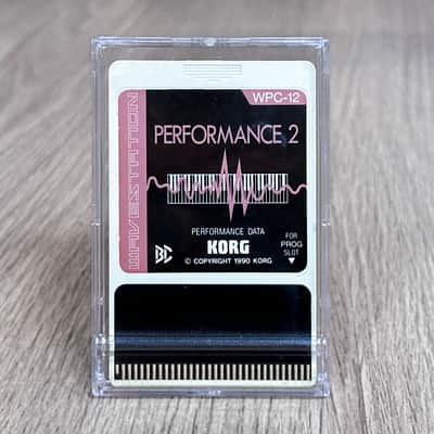 Korg Wavestation WPC-12 Performance 2 // ROM Voice Data Card