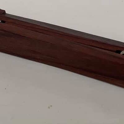 Indian Rosewood Archtop Guitar Bridge Lowboy Archtop Guitar Bridge Chrome Wheels image 3