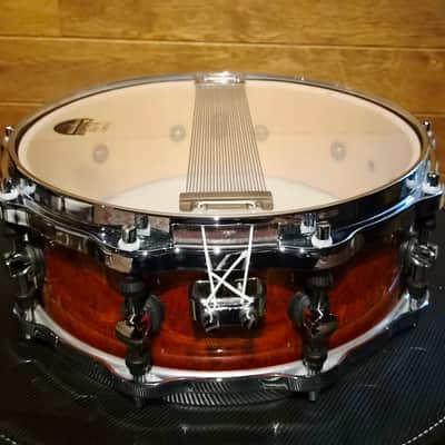 Sonor Designer 14"*5" Red Cherry birdseye maple snare image 12