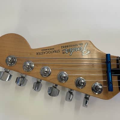 Fender/Warmoth partscaster stratocaster 1997 - transparent red image 5