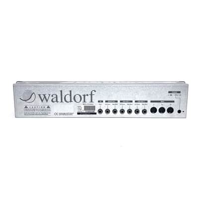 Waldorf Micro Q Rackmount Synthesizer Universal power supply 1999 - 2011 -90s Y2K Blue Made in Germany Worldwide Shipment image 6
