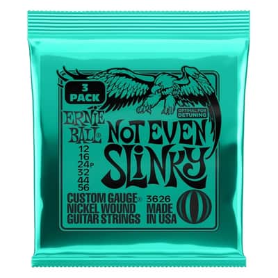 Ernie Ball 3626 Not Even Slinky Nckl 3 Pk 12 56 image 3