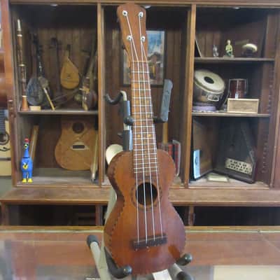 Unlabeled Koa Soprano Ukulele c.1920's/30's image 2