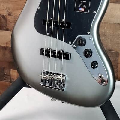 Fender American Professional II Jazz Bass, Mercury Finish, Free Ship, Auth Dealer, 955 image 3