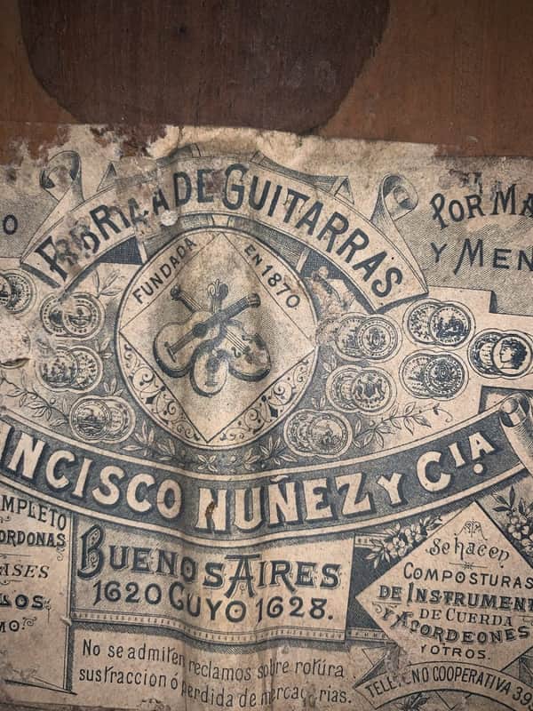 Manuel Dominguez Fabricated For Francisco Nuñez 1904 - French Polish image 1