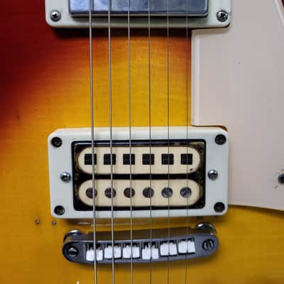 Video Demo Vintage 1973 Electra Model 2245 Super Rock Japan Les Paul Style Pro Setup New Strings New Hard Shell Case image 4