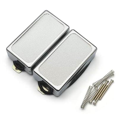 Chrome Alnico 5 LP SG Style Guitar Neck Bridge Humbucker Pickups image 1