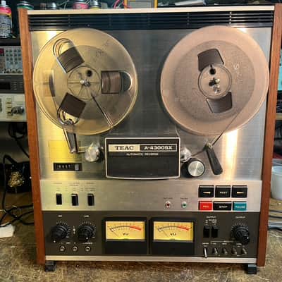 TEAC 4300SX Stereo Reel Tape Recorder 3 Head Auto Reverse• SERVICED image 1