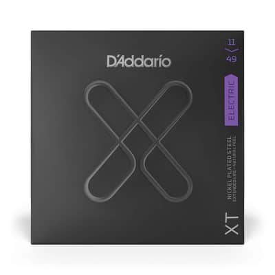 D'Addario XTE1149 Nickel Plated Steel Electric Guitar Strings, Medium, 11-49 image 1