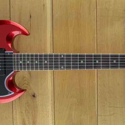 Gibson Custom 1963 SG Special Reissue Lightning Bar Gloss Red Sparkle ~ Display Guitar image 1