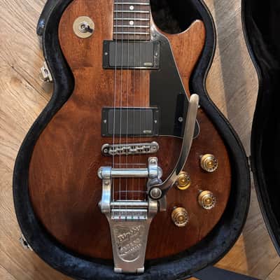 Gibson LP Faded 2017 w/ EMG, Bigsby, Vibramate & case image 1