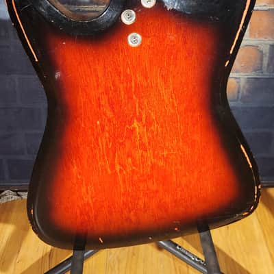 Vintage 1960s Kay Vanguard II Double Pickup Redburst - New Strings!! image 18