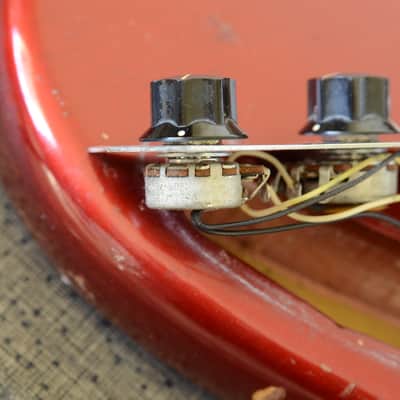 Competition Red 1972 Fender Mustang with Original Case image 20