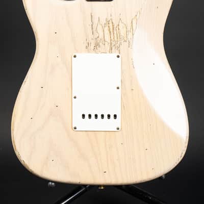 Fender Custom Shop 1956 Stratocaster Heavy Relic - Super Faded Aged Dirty White Blond image 7