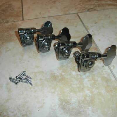Set of Vintage 1980's Peavey T-20 Bass Tuners w/ Screws! Original Parts! image 1