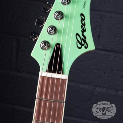 Greco BG-SH Electric Guitar – Light Green – Made in Japan image 8