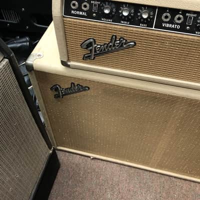 Pre-CBS Fender Band-Master Head & Cab 1964 - Blonde Tolex image 2
