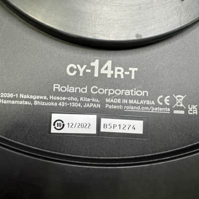 Roland V-Drums CY-14R-T Thin 3 Zone Ride V-Cymbal Trigger Pad W/Mount - I9S3240 image 7