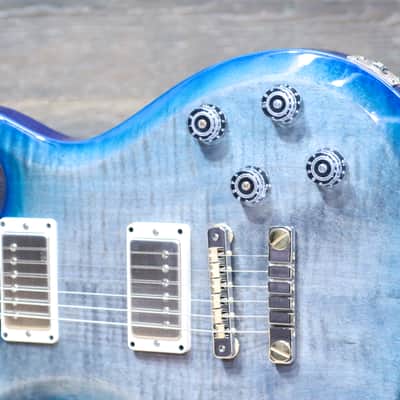 PRS S2 McCarty 594 Faded Gray Black Blue Burst Pattern Vintage Electric Guitar w/Bag image 4