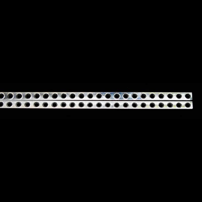 EURORACK HARDWARE 3MM 168HP THREADED NUT STRIP PAIR : BRAND NEW :  [DETROIT MODULAR] image 1