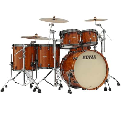 Tama Starclassic Bubinga 5-Piece Shell Pack - Gloss African Cherry image 1