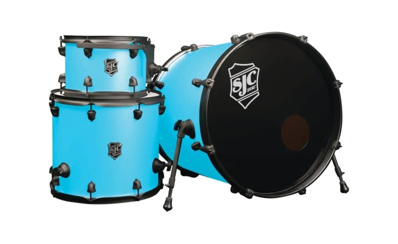 SJC Pathfinder 3-Piece Kit Caribbean Blue – 8x12, 14x16, 18x22 image 1
