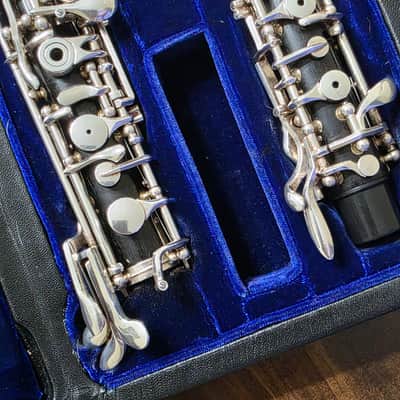 Selmer 101 Grenadilla Wood Oboe – Full Conservatory Keywork – Serviced image 4